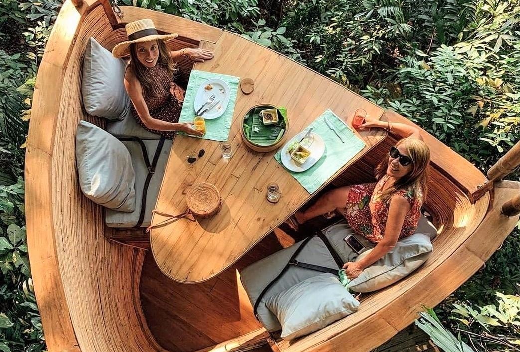 Trai nghiem lo lung tren cay, dung bua trong 'to chim khong lo' hinh anh