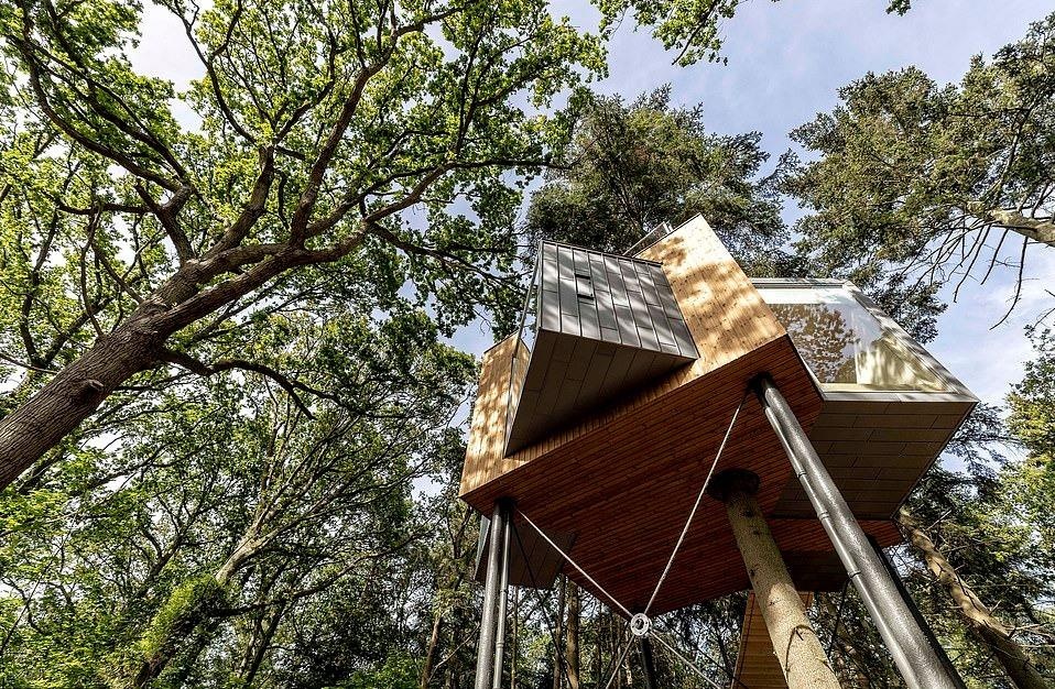 Nhà nghỉ trên cây ở Đan Mạch ảnh 3 Nha nghi tren cay o Dan Mach anh 3