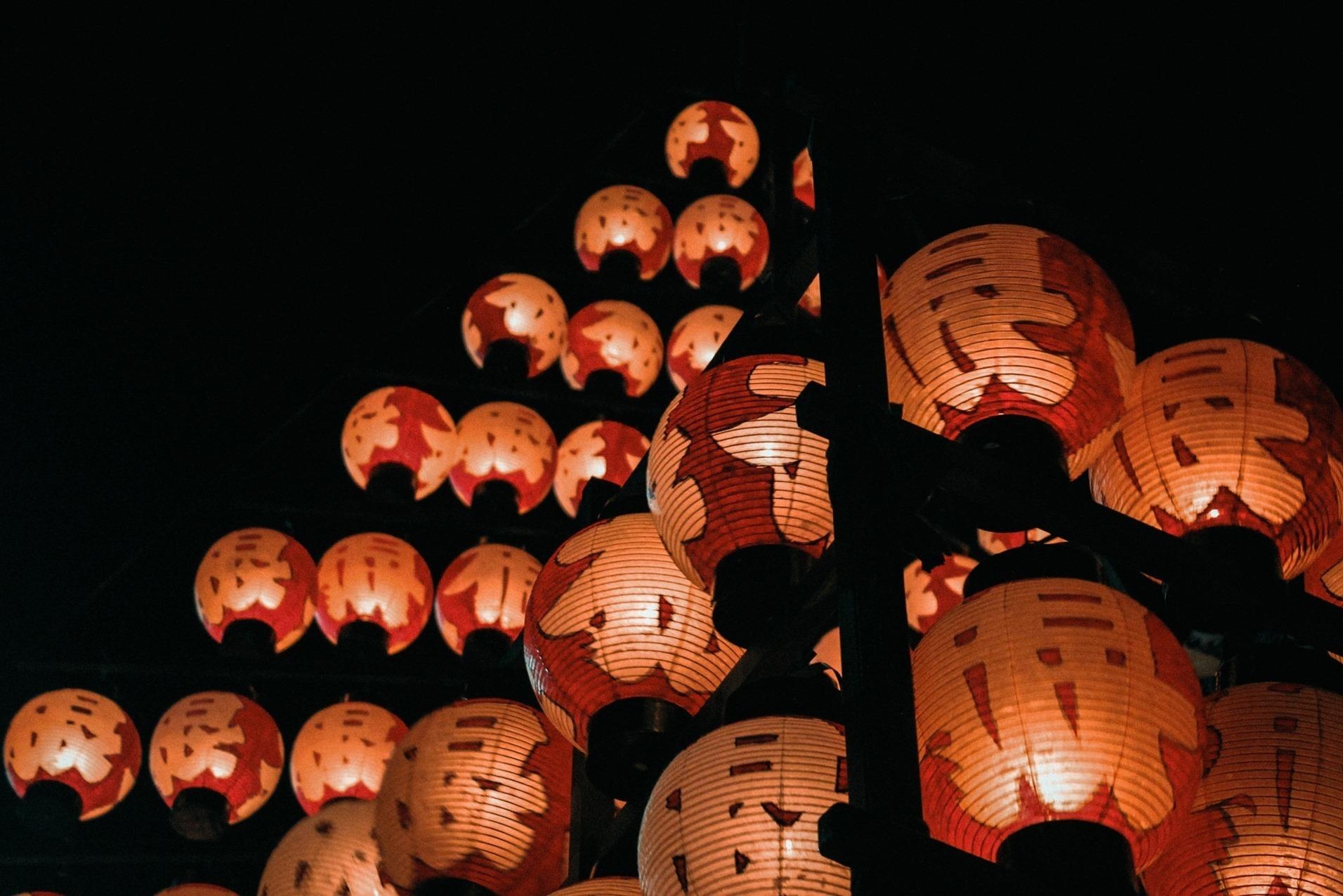 Chiem nguong le hoi den long 350 tuoi o Nhat Ban hinh anh