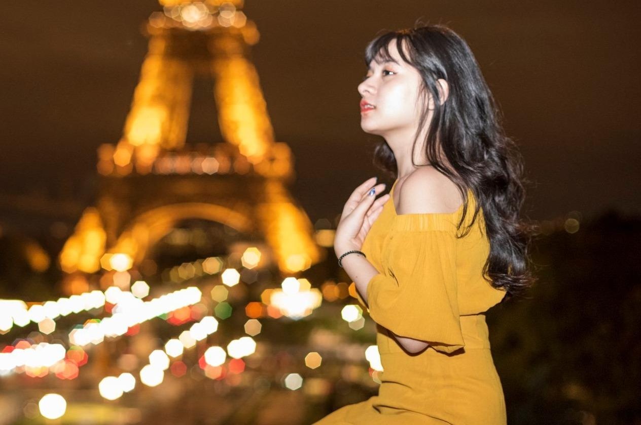 9X thuc hien giac mo Paris trong chuyen di mua thu hinh anh