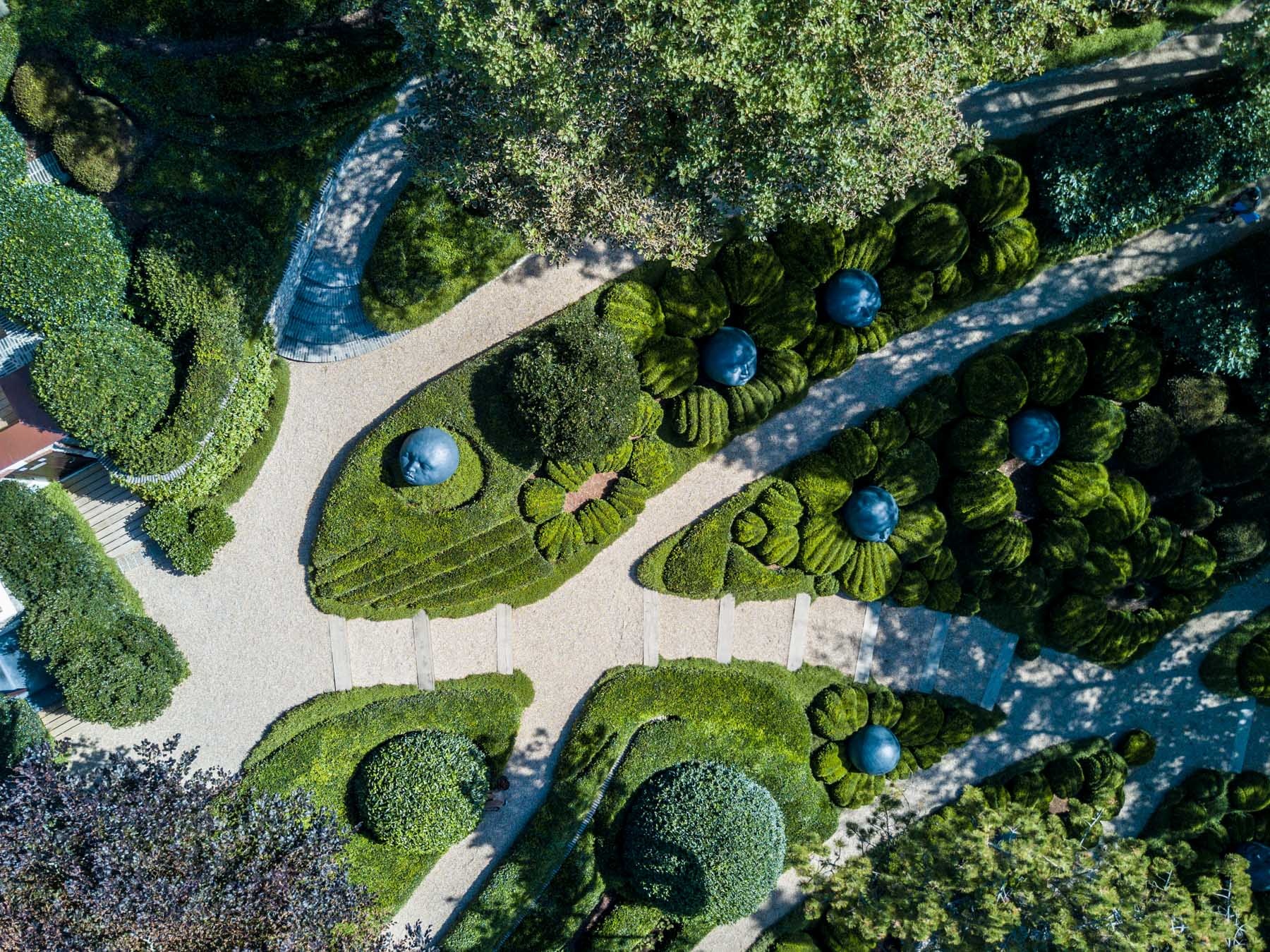 Khu vuon hinh mat nguoi anh 1