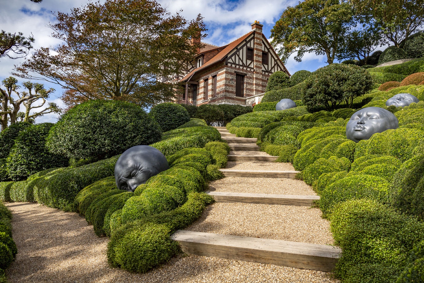 Khu vuon hinh mat nguoi anh 3