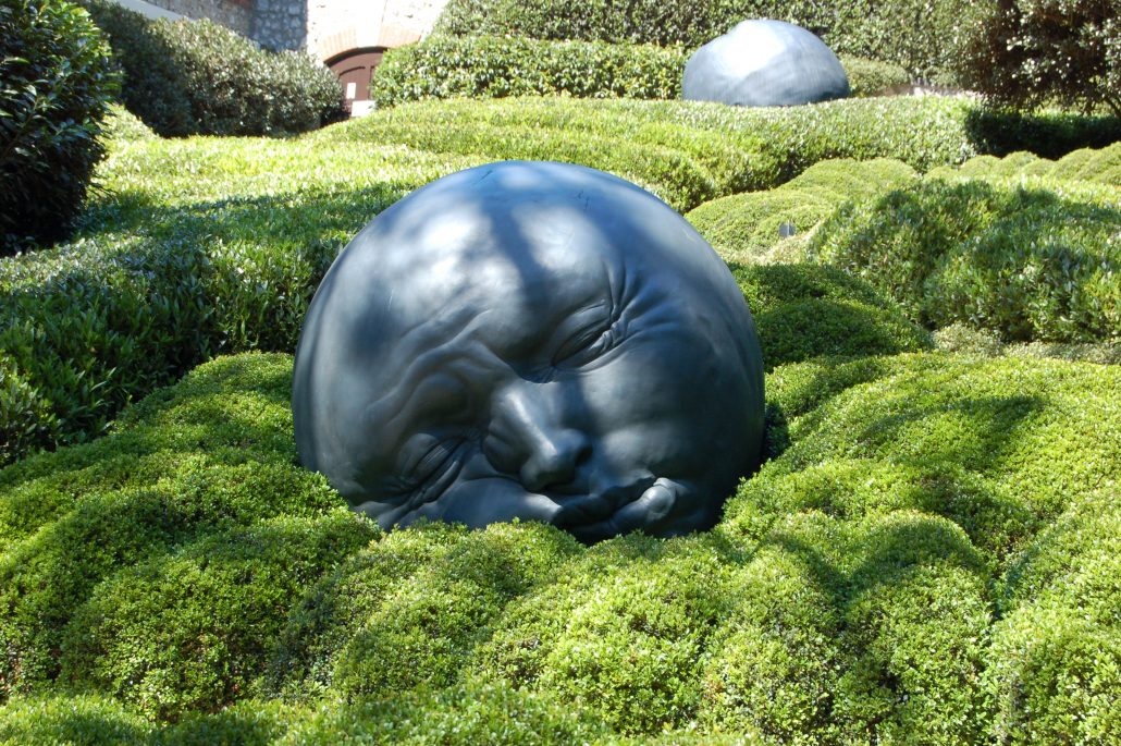 Khu vuon hinh mat nguoi anh 2