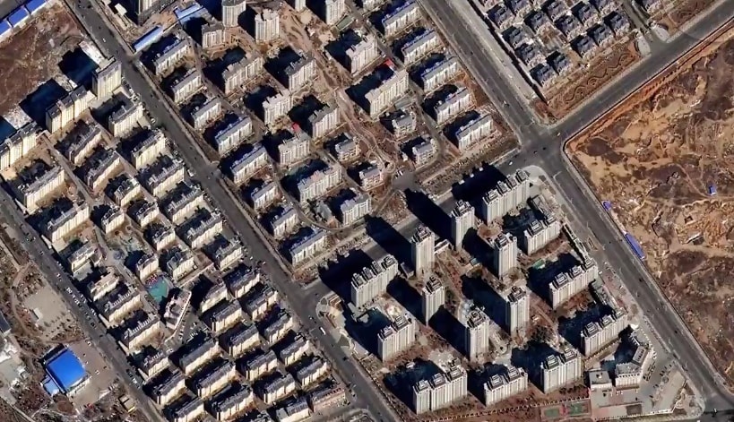 Nhung 'thanh pho ma' o Trung Quoc nhin tu ve tinh hinh anh