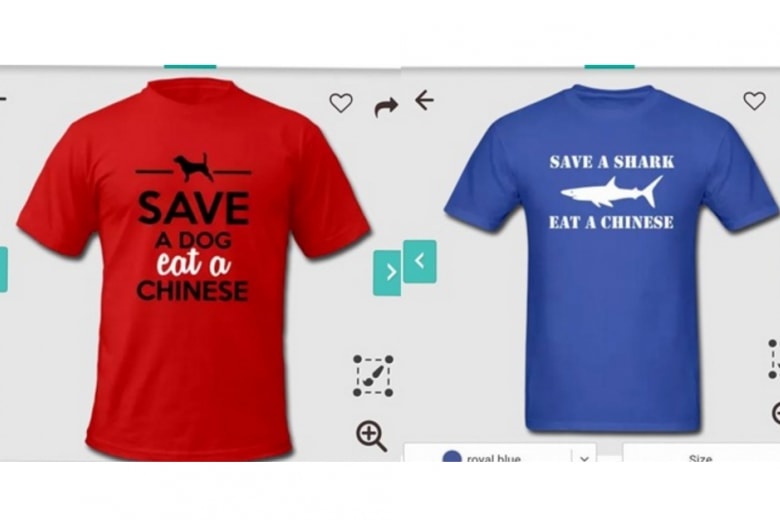 Trung Quoc yeu cau nha san xuat Duc xin loi vi mau ao xuc pham hinh anh