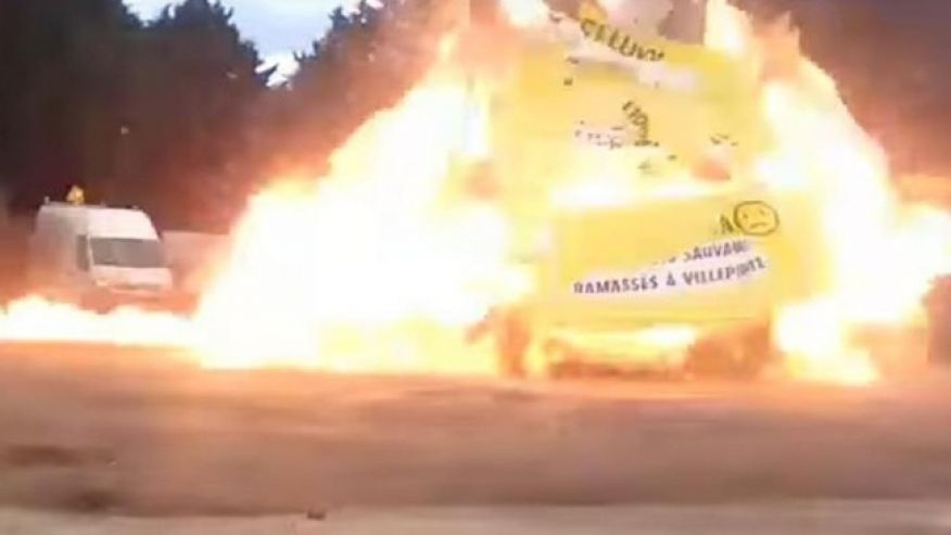 No lon o le hoi Phap, 18 nguoi bi thuong hinh anh