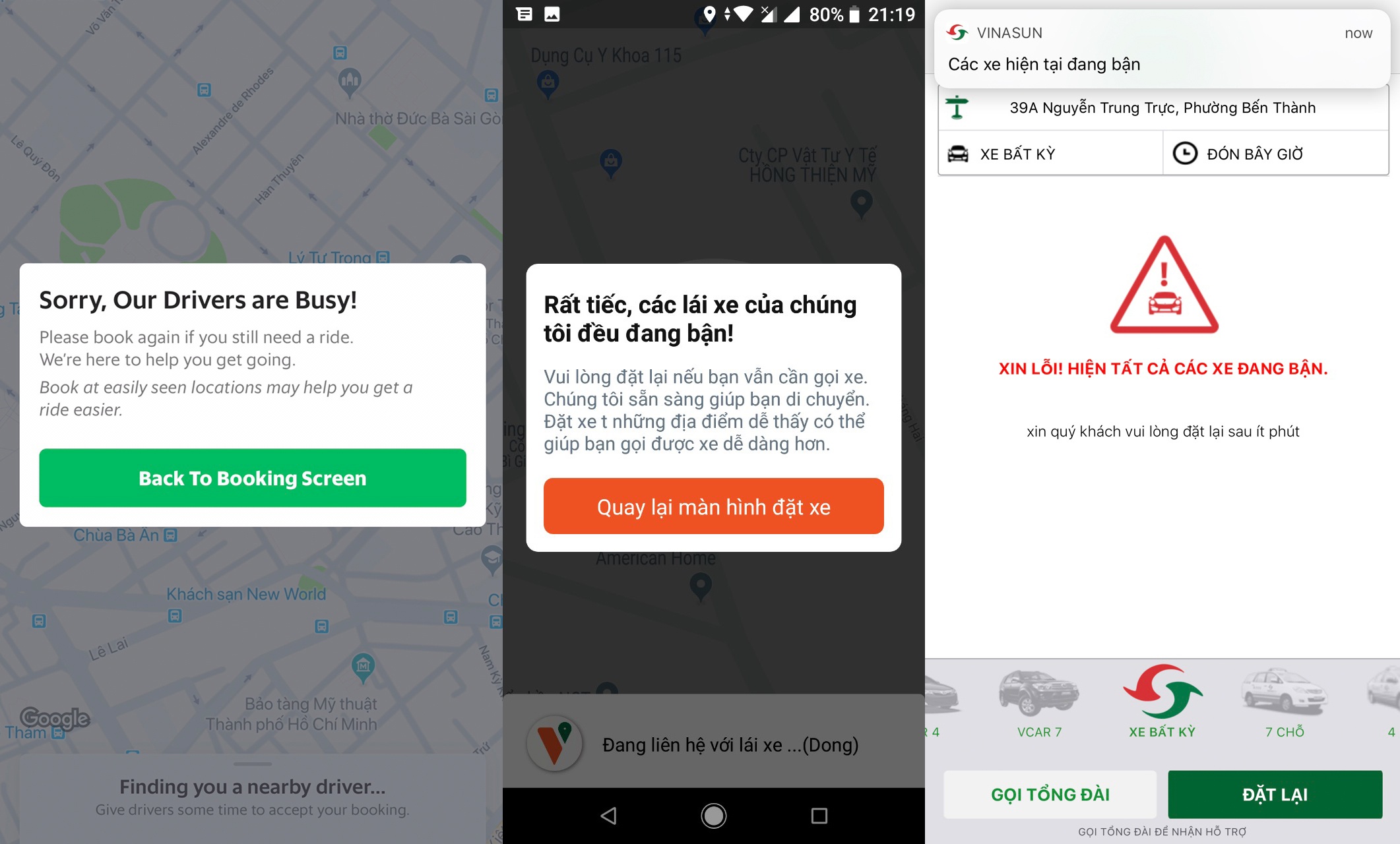 Mua bao, cac ung dung goi xe o Sai Gon te liet hinh anh