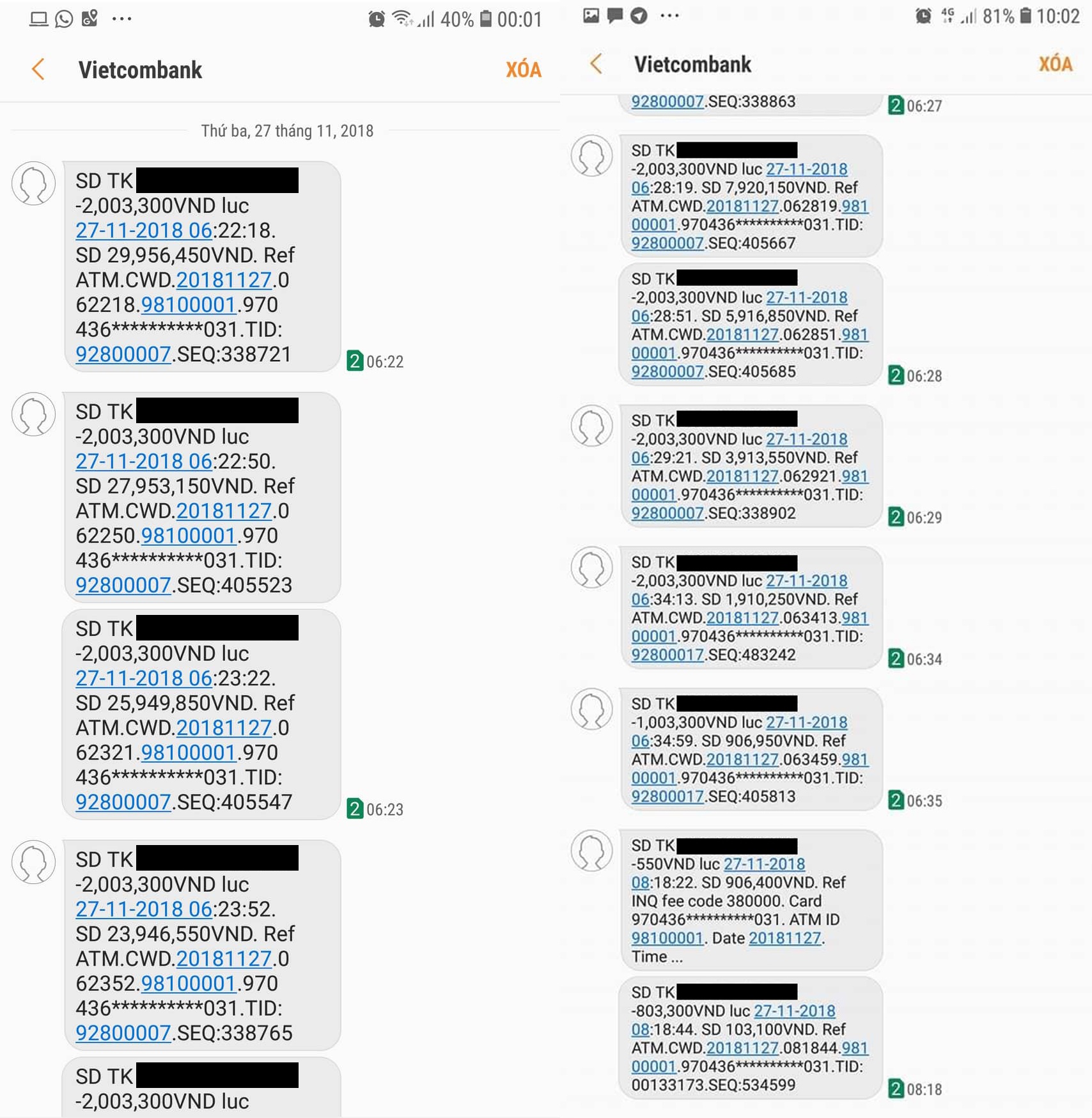 Khach Vietcombank mat tien anh 1