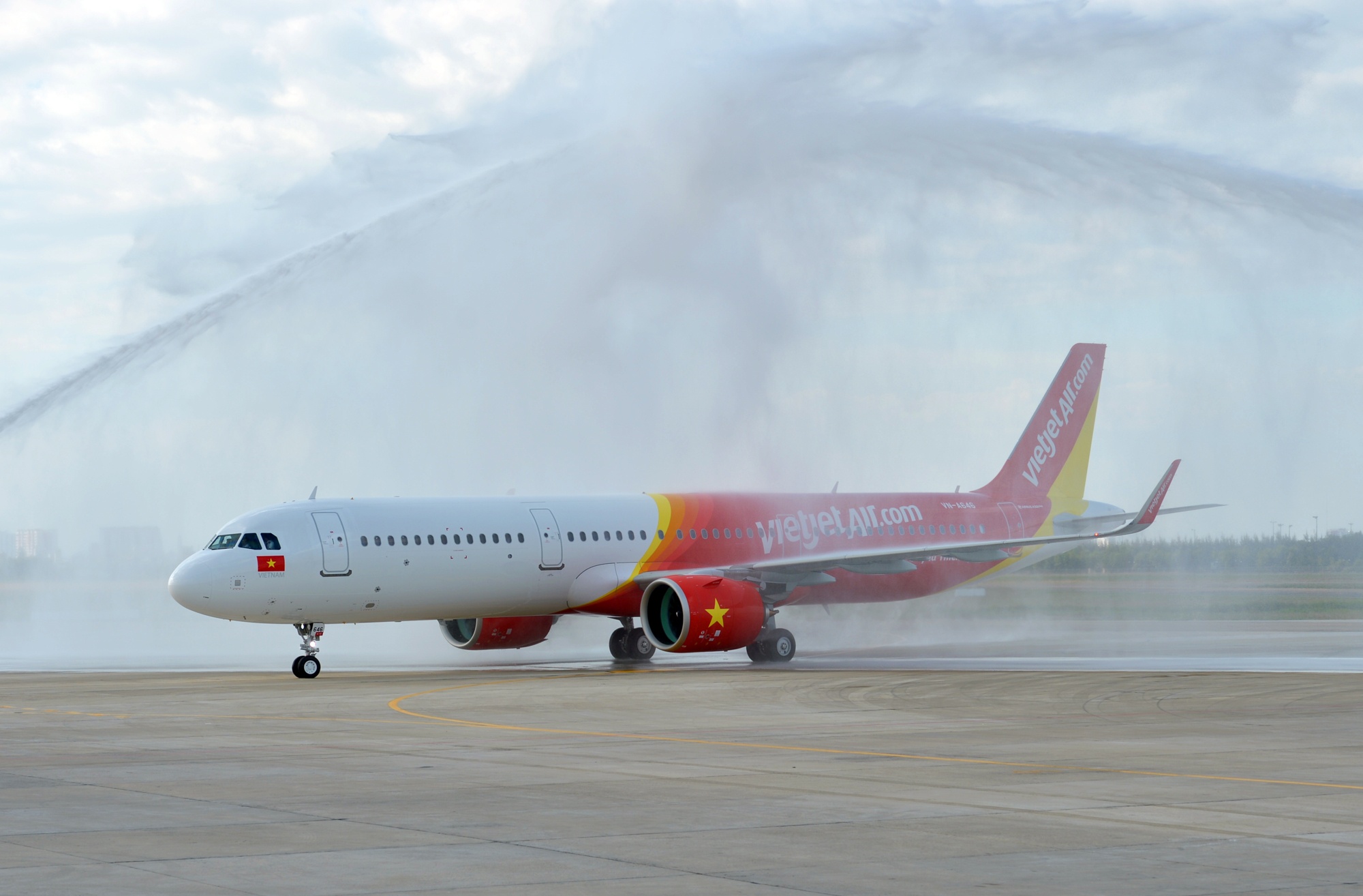 Máy bay Vietjet gặp sự cố ảnh 1 May bay Vietjet gap su co anh 1