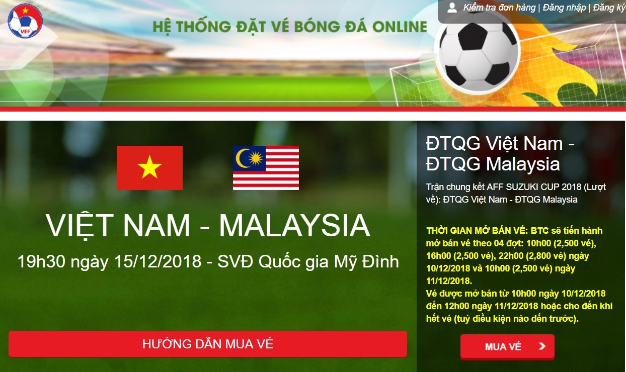 Mua vé online aff cup ảnh 2 Mua ve online aff cup anh 2