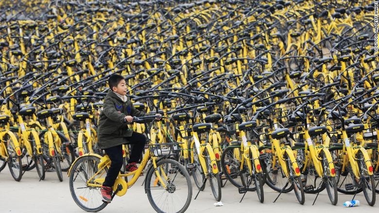 Cong ty chia se xe dap lon nhat nhi Trung Quoc tinh chuyen pha san hinh anh