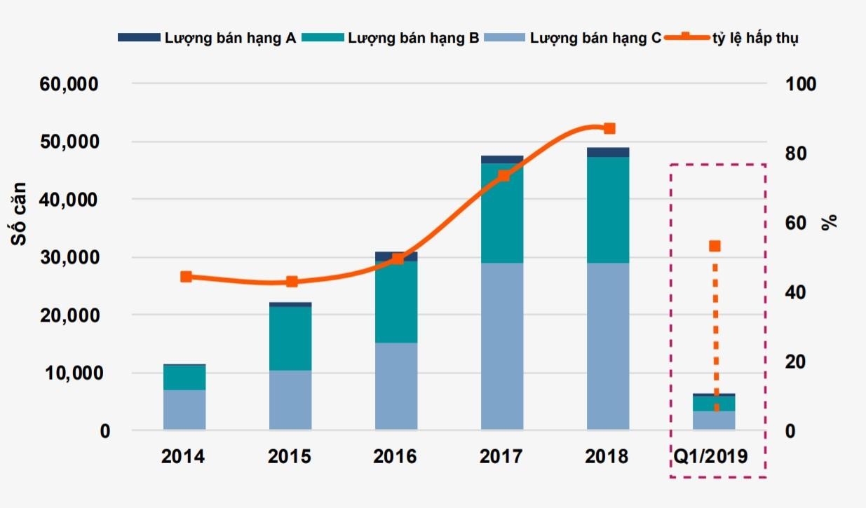 Tieu thu can ho o Ha Noi va TP.HCM deu lao doc anh 2