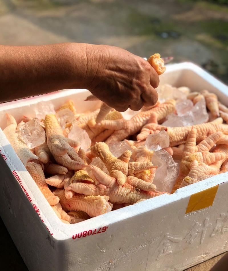 Chân gà khổng lồ 400 nghìn/kg ảnh 3 Chan ga khong lo 400 nghin/kg anh 3