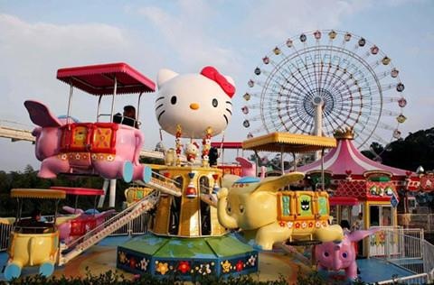 Cong vien Hello Kitty Ha Noi sap khoi cong hinh anh