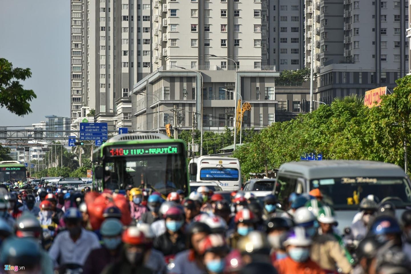 truc duong noi quan 7 voi trung tam Sai Gon anh 1