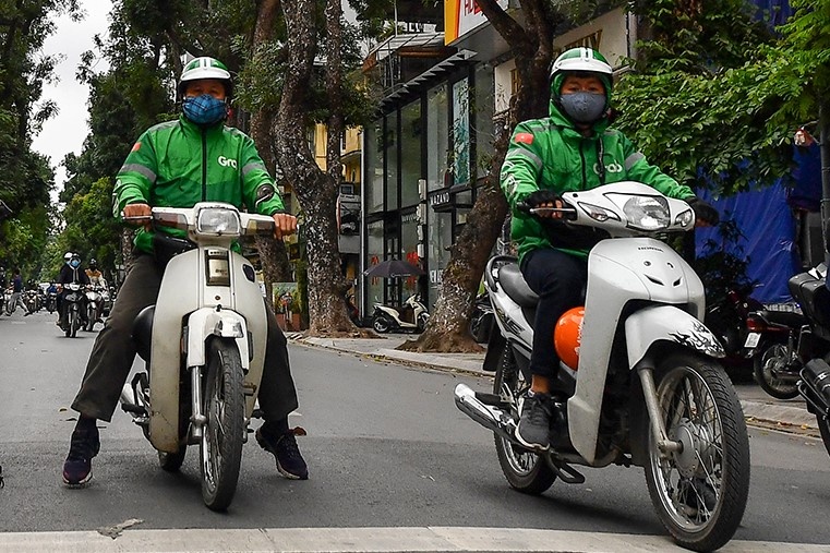 GrabBike, GoBike tam dung hoat dong o Ha Noi den 15/4 hinh anh