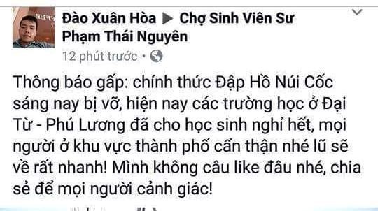vo dap ho Nui Coc anh 1