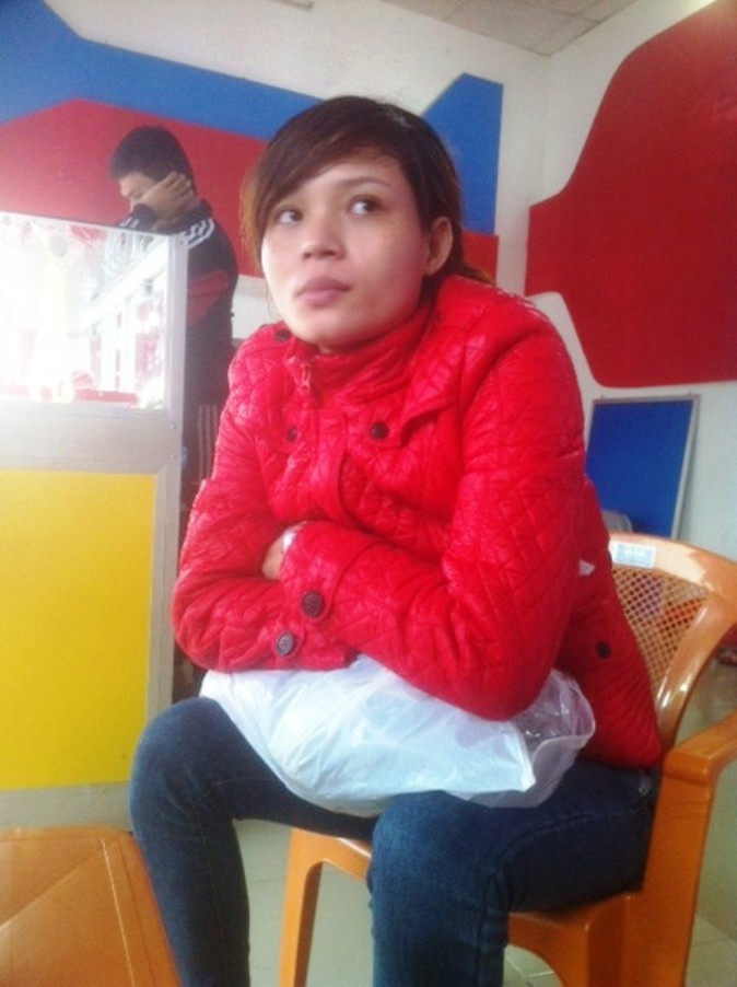 Chị Hương vẫn chưa hết kinh hoàng khi kể lại sự việc