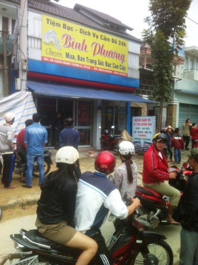 Tiệm bạc Bình Phương bị cướp giữa ban ngày