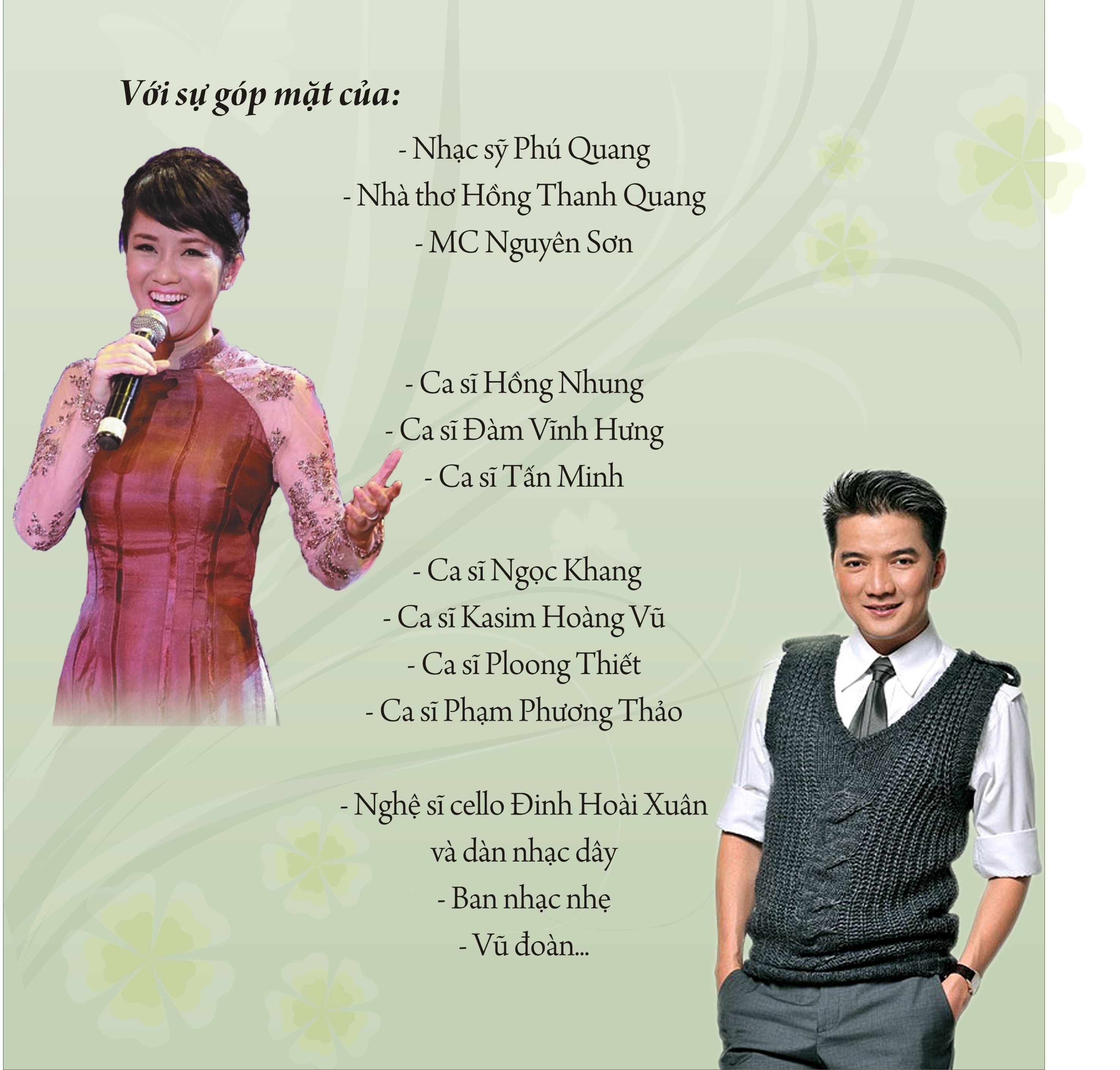 Hong Nhung, Dam Vinh Hung hat vi nguoi ngheo hinh anh