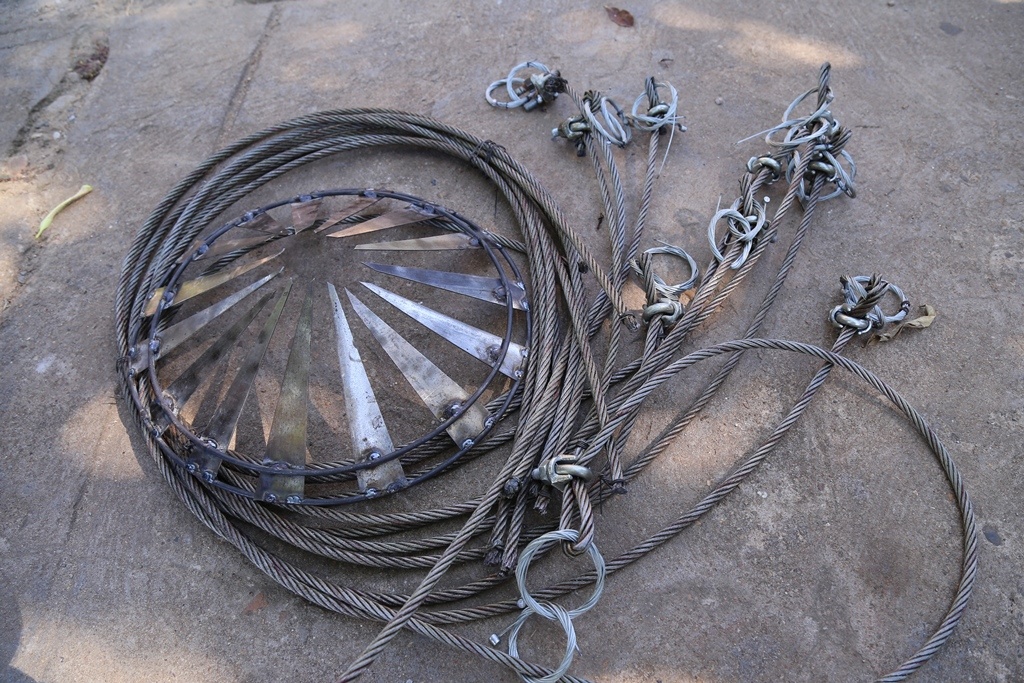 Tho san dat lai bay de bat dan trau du o Quang Tri hinh anh