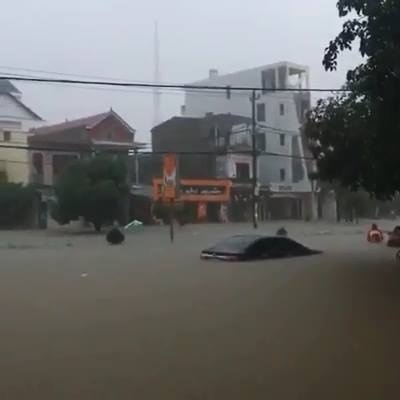 Xe hoi ngup lan trong mua ngap o Quang Binh hinh anh