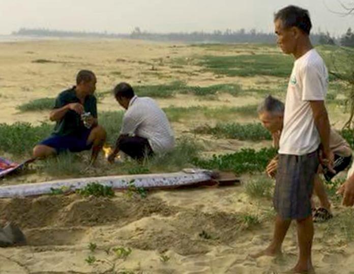 Ca mai cheo lien tuc dat vao bo bien Quang Binh hinh anh