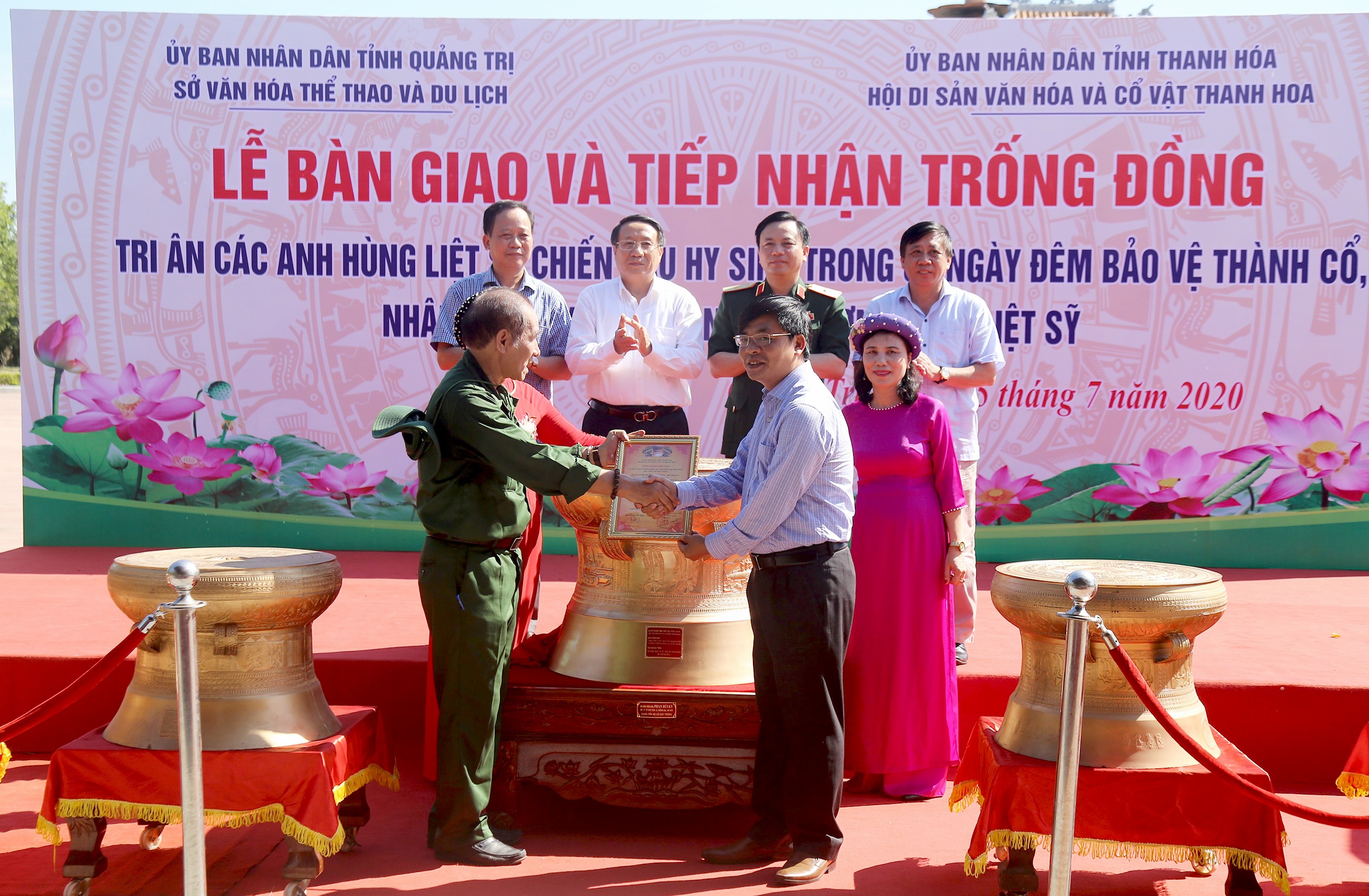 Tiep nhan trong dong tang Thanh Co Quang Tri anh 1