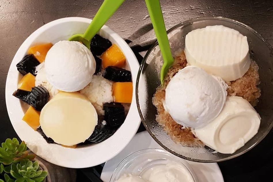 Giai nhiet mua he voi mon che Hong Kong mat lanh giua Sai thanh hinh anh