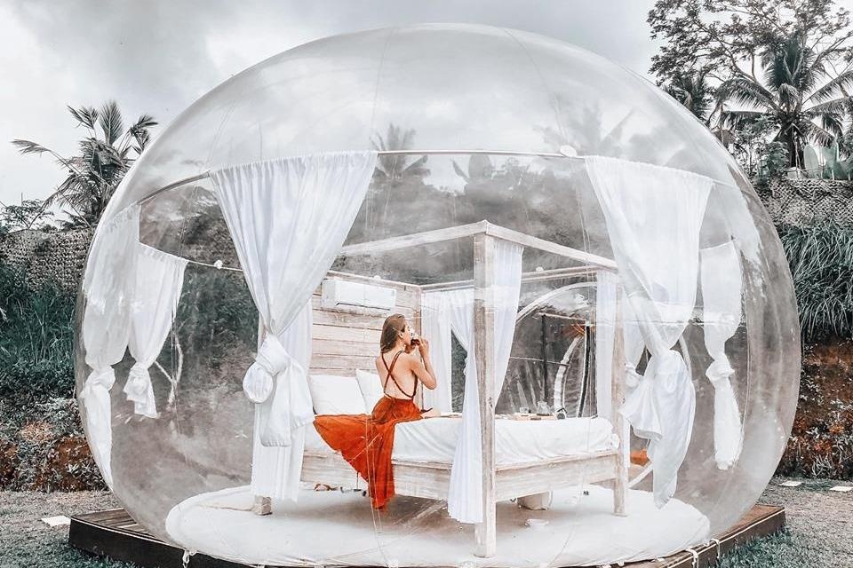 Khach san bong bong tai Bali thu hut gioi tre sanh dieu den check-in hinh anh