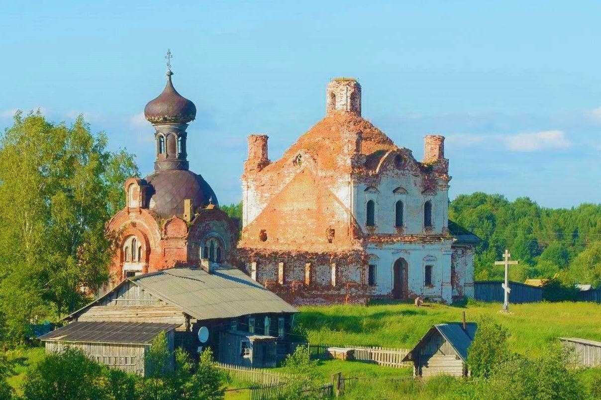 Canh lang que Nga dep nhu tranh ve ben dong Volga - Baltic hinh anh