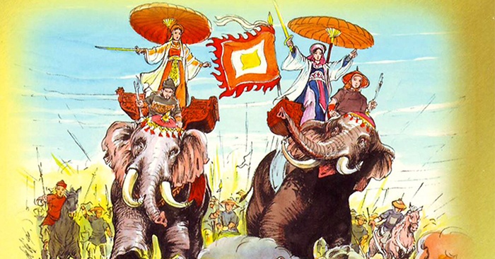 Hai Ba Trung dung co khoi nghia hinh anh