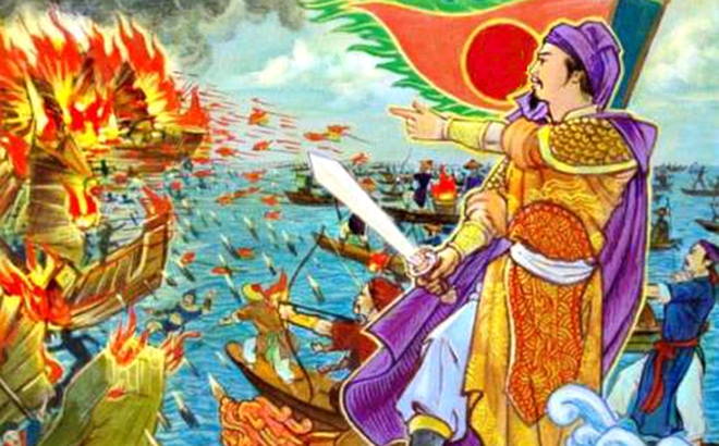 Ngo Quyen danh tan quan Nam Han hinh anh