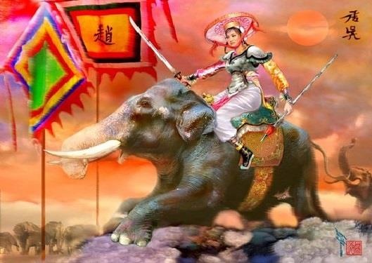 Ba Trieu giet thu su Giao Chau hinh anh