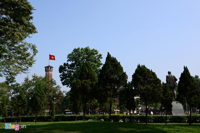 Cột cờ Hà Nội ảnh 1 Cot co Ha Noi anh 1