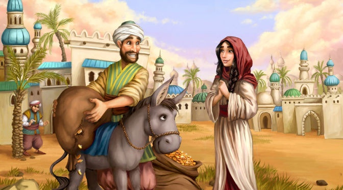 Cau than chu giup Alibaba mo kho bau hinh anh