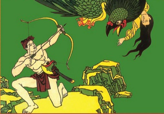 Noi Thach Sanh cuu cong chua Quynh Nga o mien Tay hinh anh