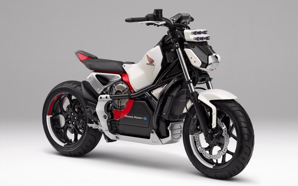 Honda Riding Assist-e: moto dien tu can bang doc dao hinh anh