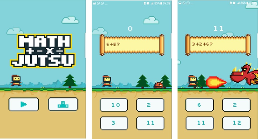 Trai nghiem Math Jutsu tren Android hinh anh