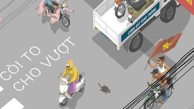 Game vui nhon Coi To Cho Vuot hinh anh