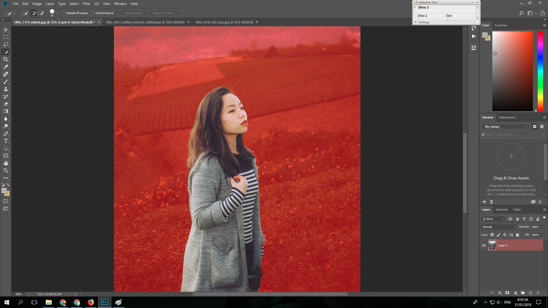 Tach nen bang AI trong Adobe Photoshop CC anh 3