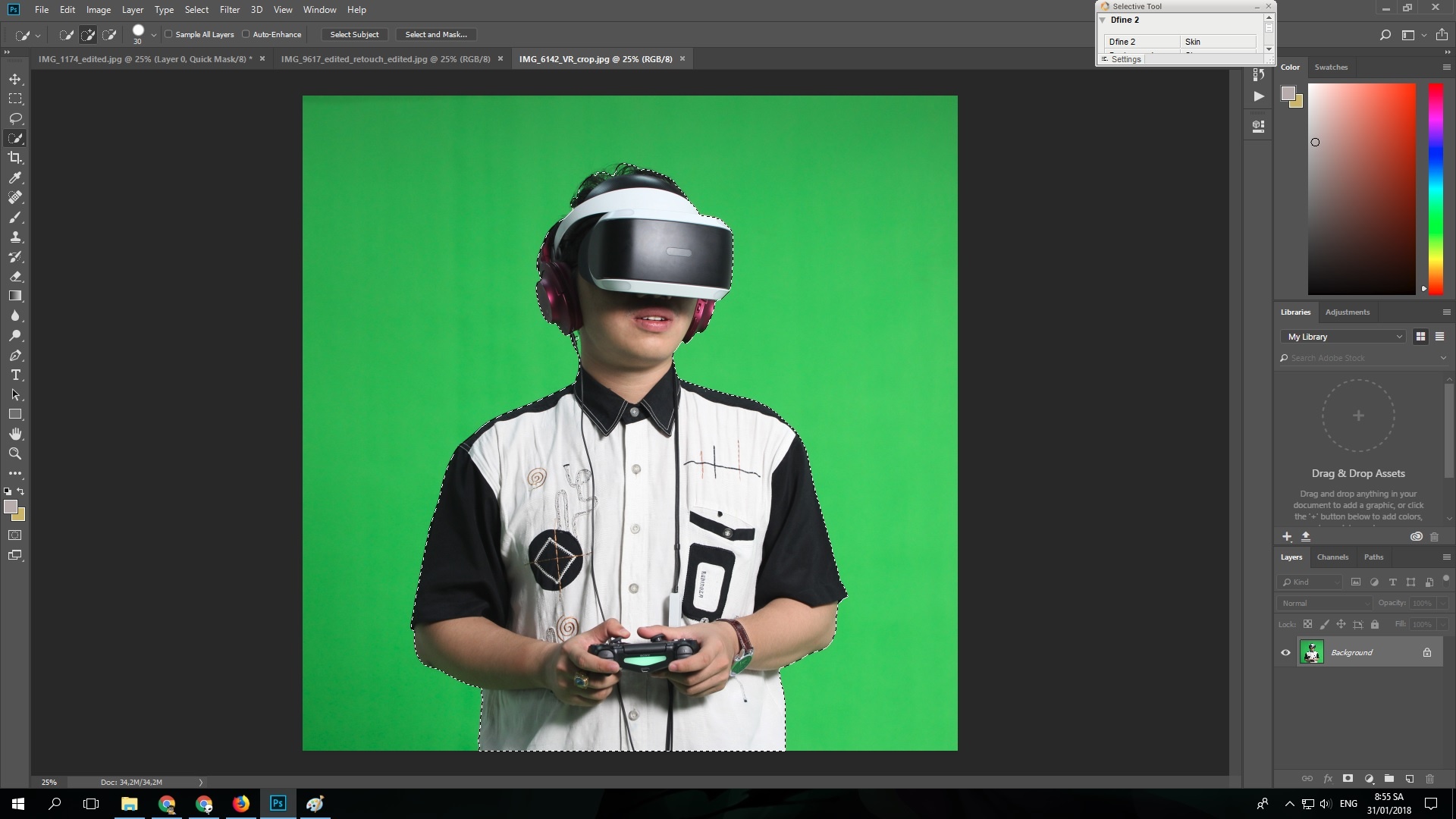 Tach nen bang AI trong Adobe Photoshop CC anh 4