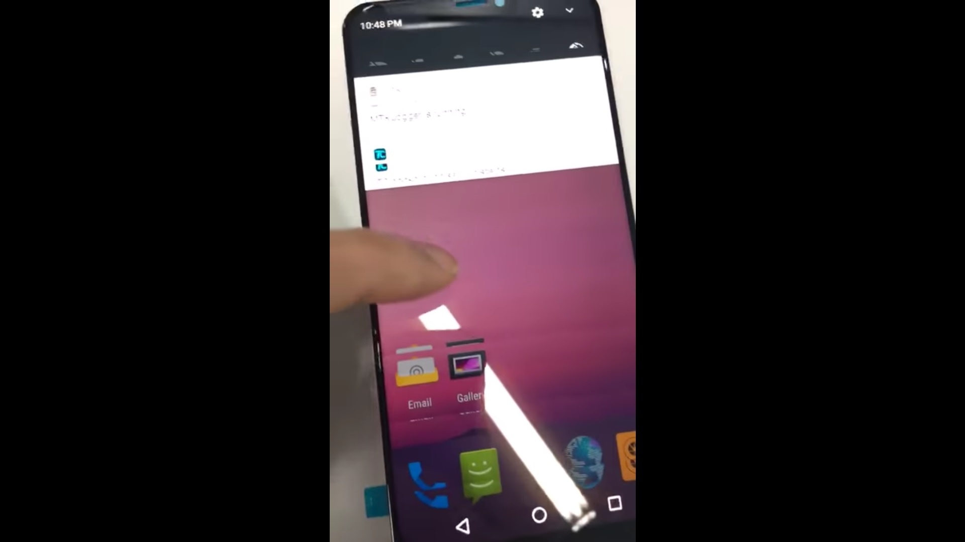 Noa N10, smartphone co ngoai hinh sao chep iPhone X hinh anh