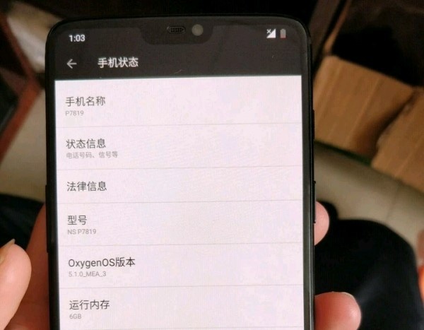 Lo dien OnePlus 6 voi tai tho giong iPhone X hinh anh