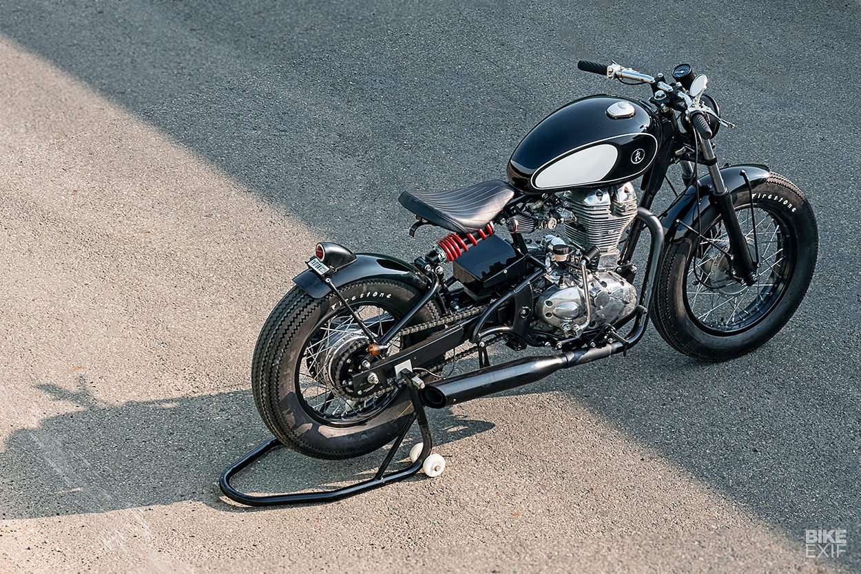 Royal Enfield 500 phong cach Bobber tu An Do anh 1