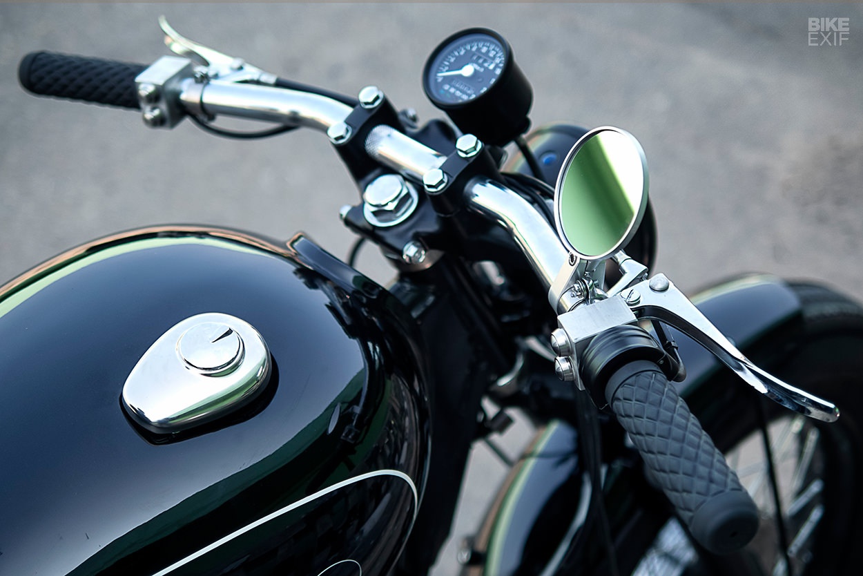 Royal Enfield 500 phong cach Bobber tu An Do anh 9