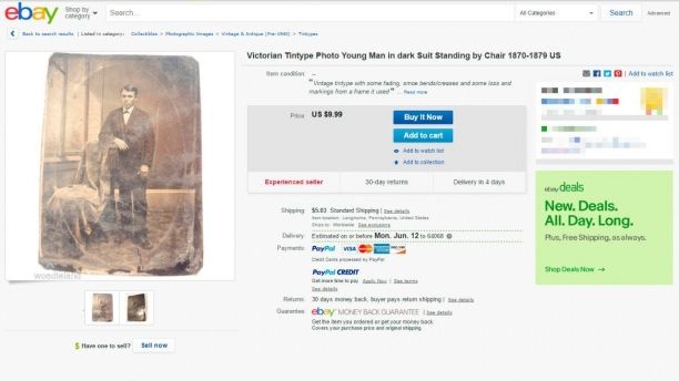 Tam anh 10 USD tren eBay duoc dinh gia 2 trieu USD hinh anh