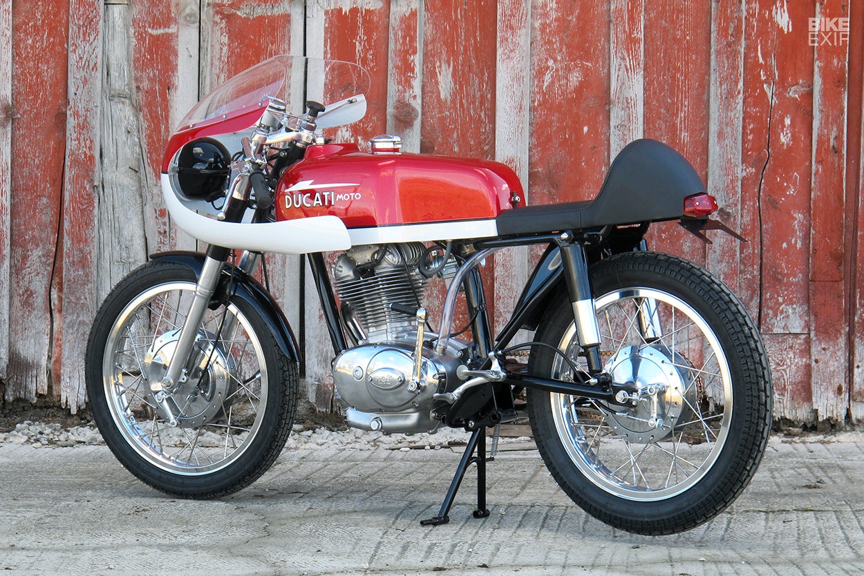 Ducati 250 phong cach Cafe racer anh 11