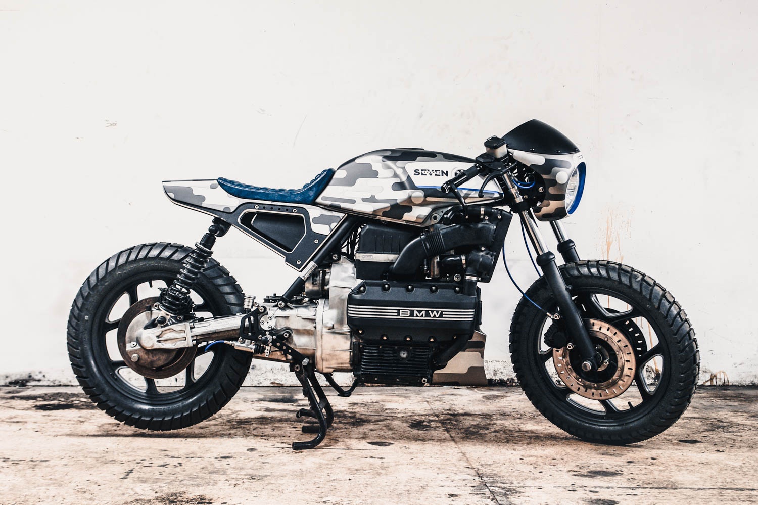 BMW K100 do Cafe racer anh 1