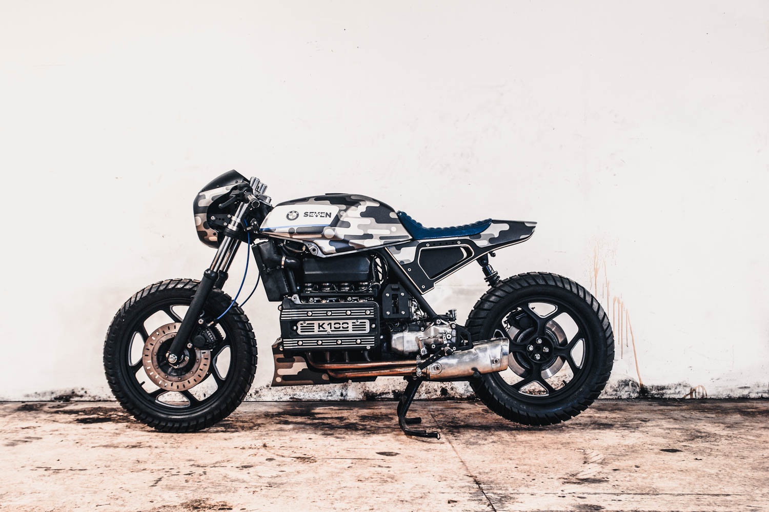 BMW K100 do Cafe racer anh 2
